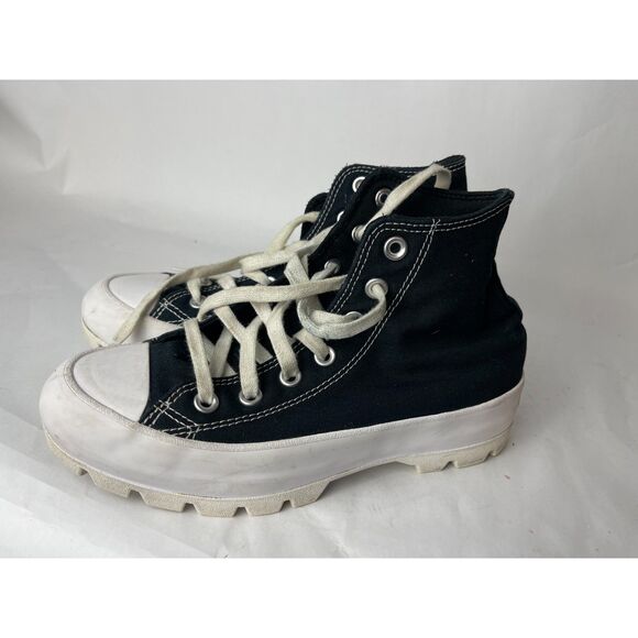 Converse Chuck Taylor All Star Lugged High Black Women’s 6.5 - Picture 5 of 6